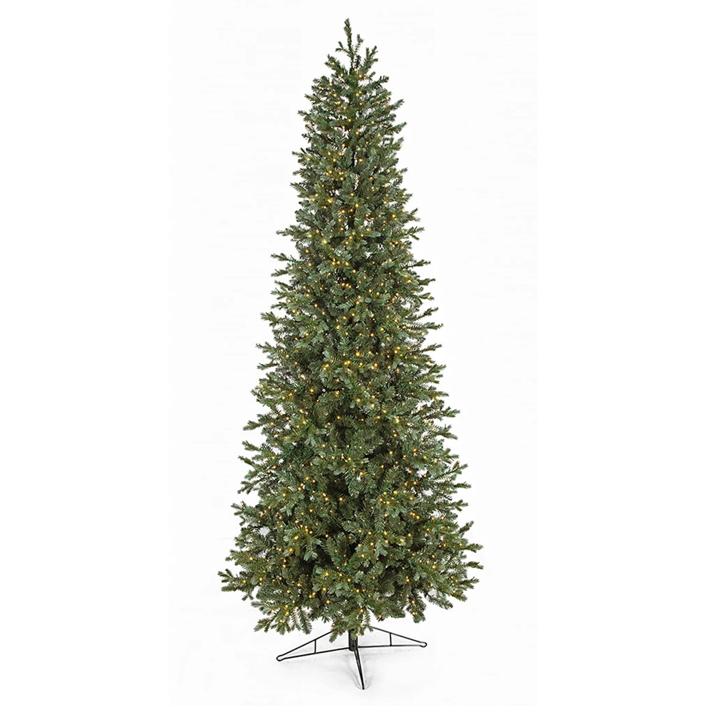7.5" Slim Size Blue Grand Spruce Trees with LED Lights