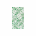 Greek Key Green Guest Towels