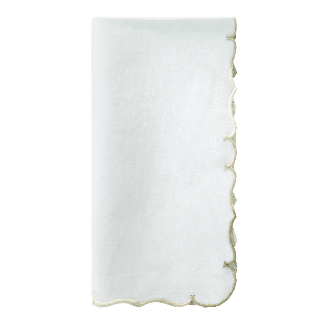 Firenze Scalloped Ombre Napkins- 4pk