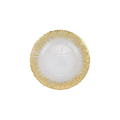 Rufolo Glass Gold Plate (Set of 4)