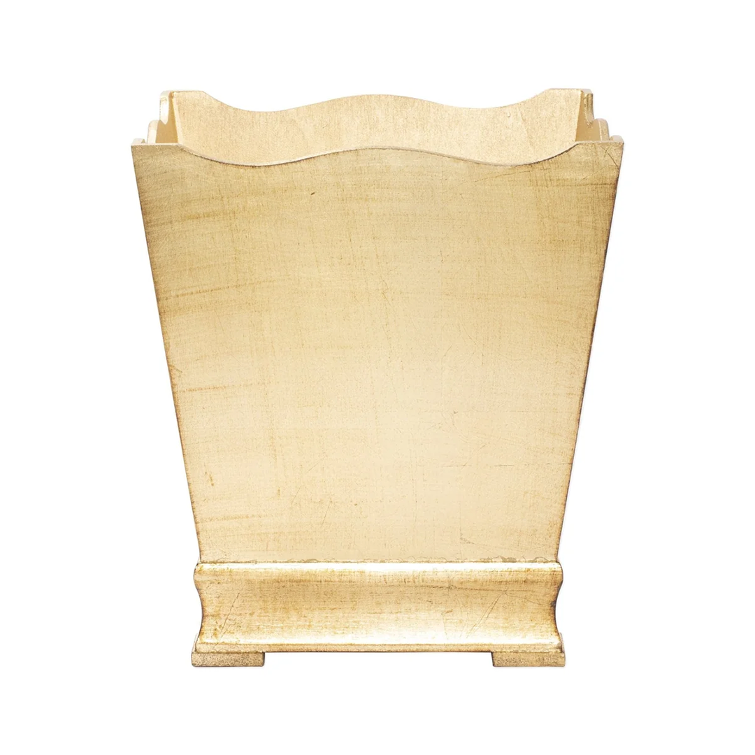 Florentine Gold Waste Basket