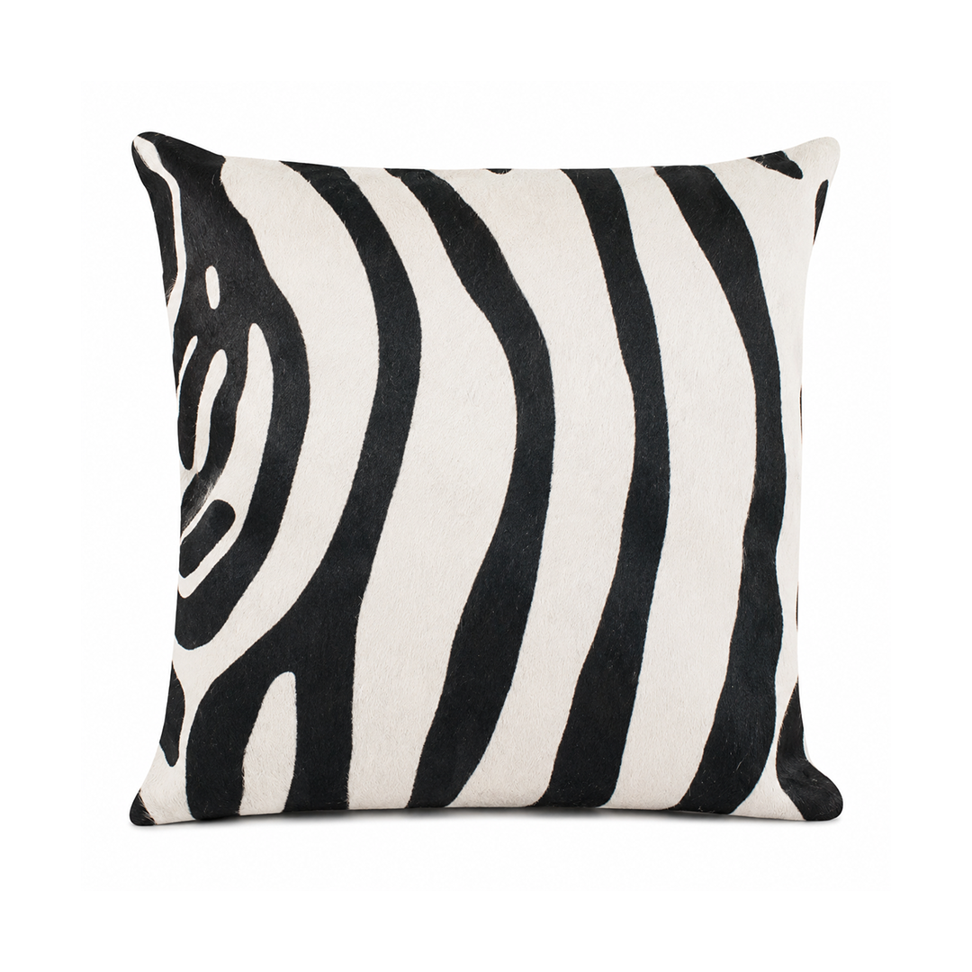 Zebra Cowhide Pillow