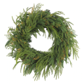 30" Natural Touch UV Mixed Cedar/Cypress Wreath