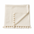 Provence Tassel Throw — Ivory