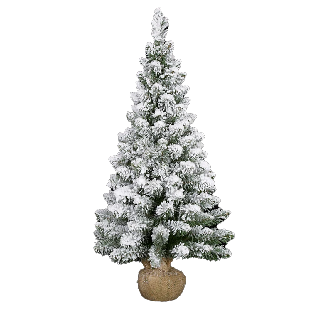 36" Flocked Tree