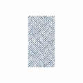 Greek Key Blue Guest Towels