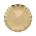 Baroque Glass Service Charger (Set of 4)