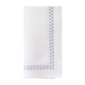 Pearls Embroidered Linen Napkins - Silver