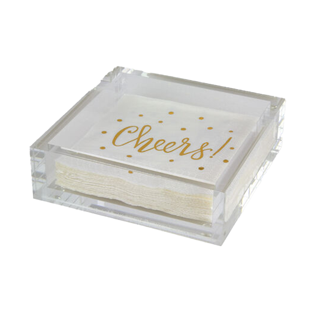 Acrylic Cocktail Napkin Holder