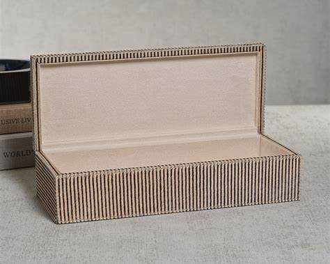 The Savoy Striped Hide Box