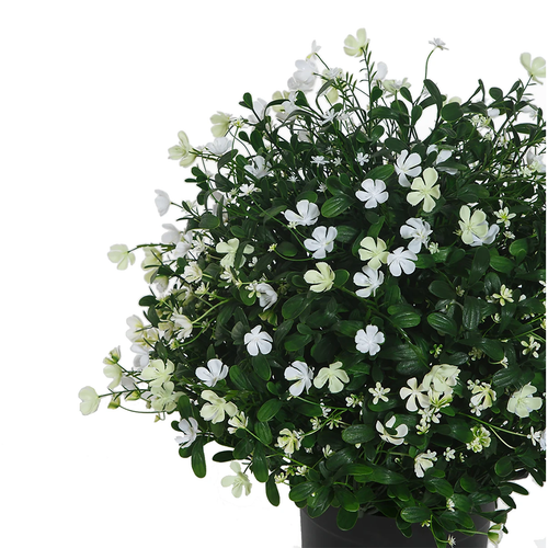21" Potted UV Baby's Breath Bush