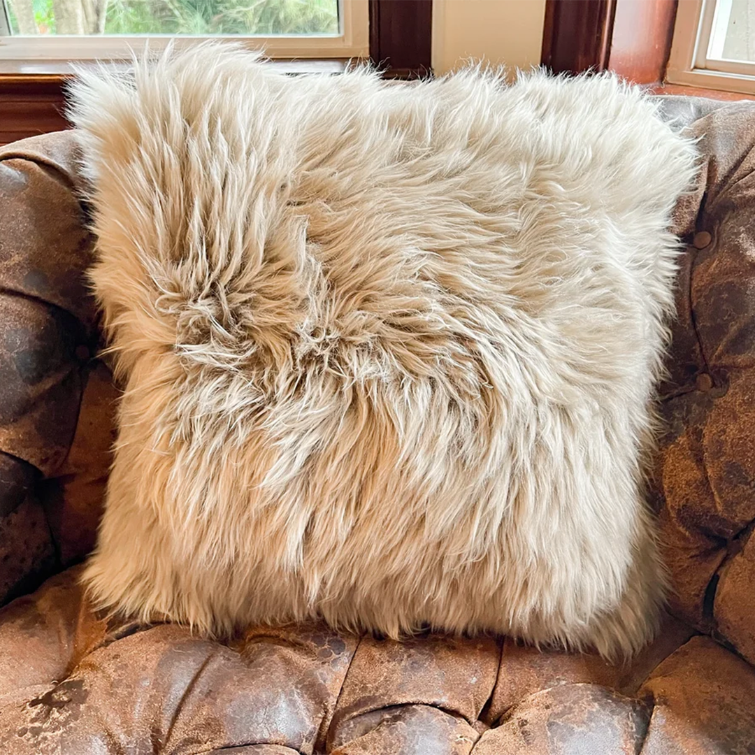 New Zealand Sheepskin Pillow 20" x 20"