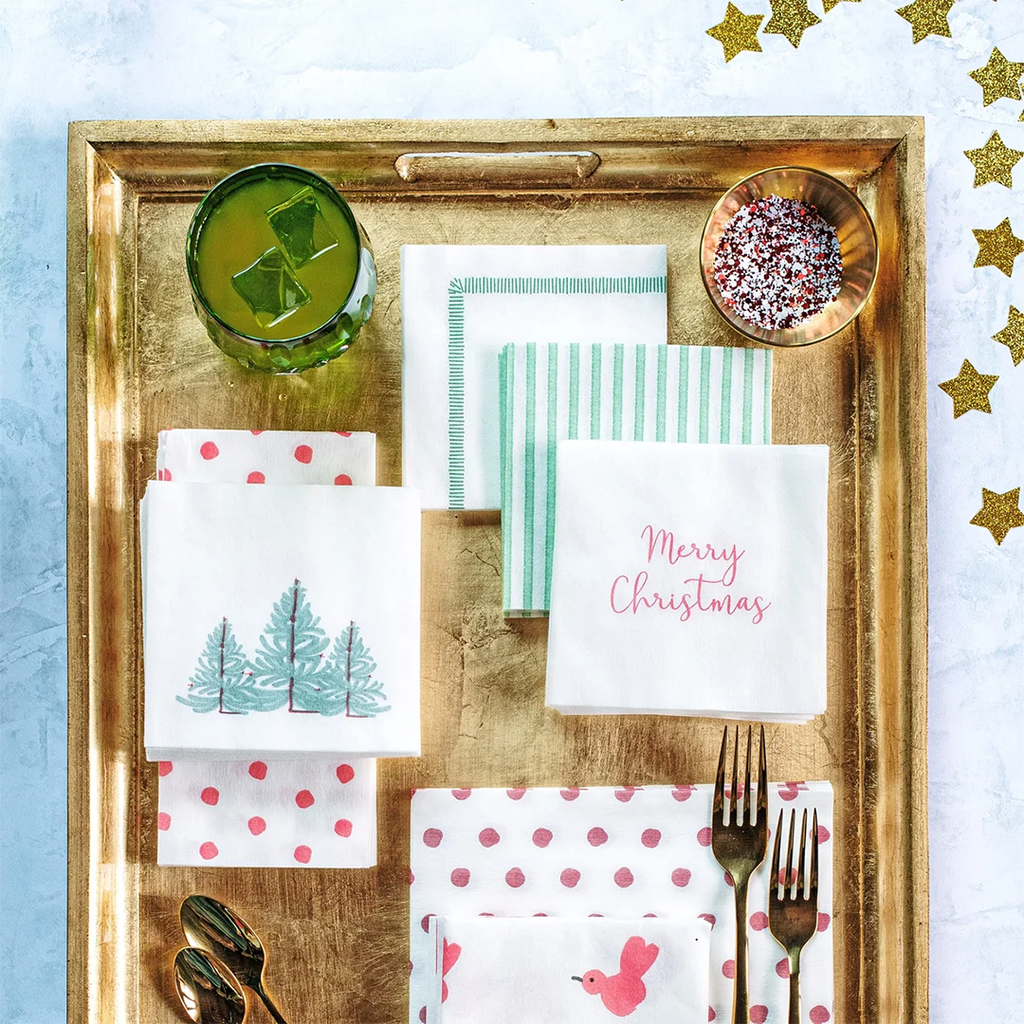 Lastra Holiday Cocktail Napkins