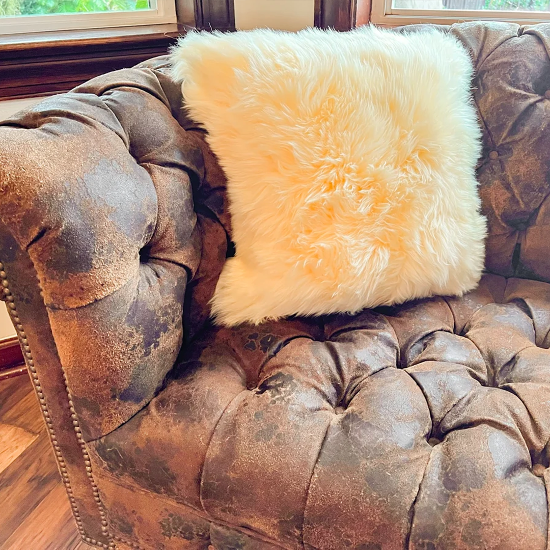 New Zealand Sheepskin Pillow 20" x 20"