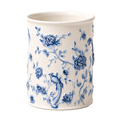 Round Waste Bin - Embossed Bird