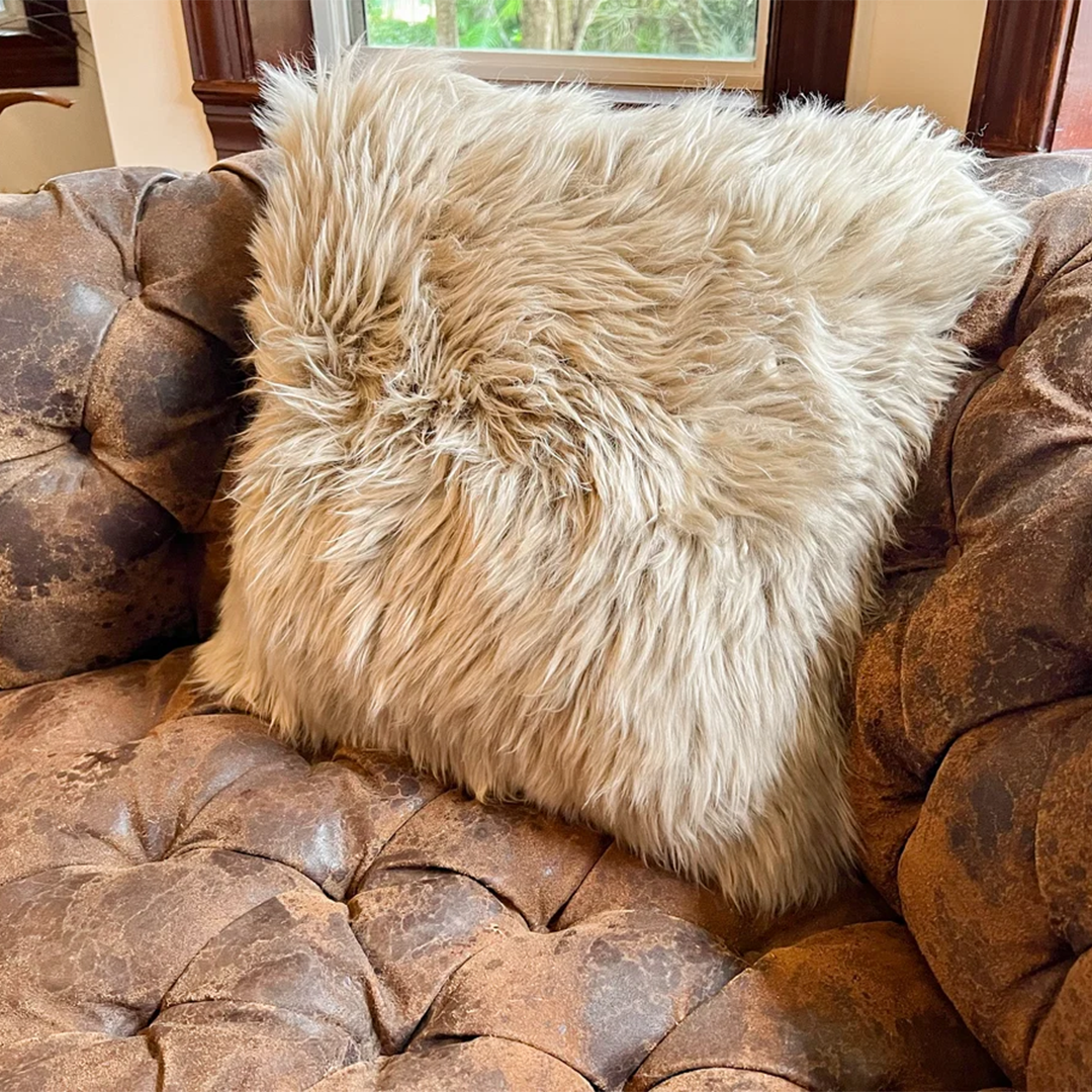 New Zealand Sheepskin Pillow 20" x 20"