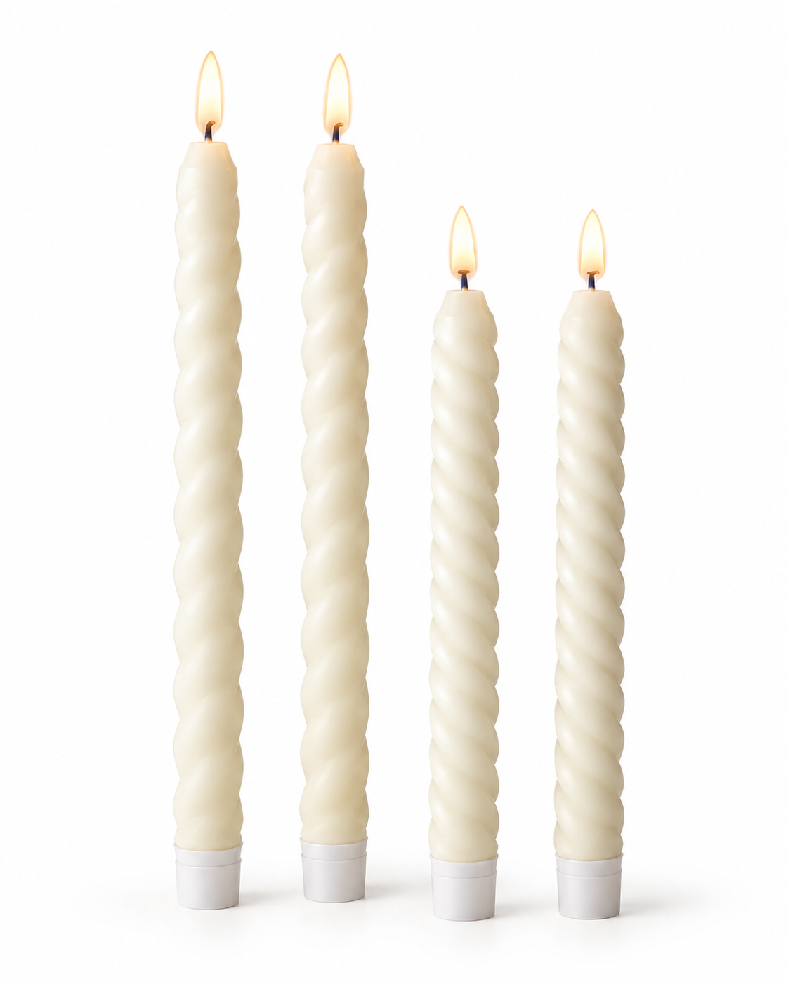 Ivory Taper Candle — 12.5"