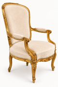 Amélie Gilt Rococo Fauteuil