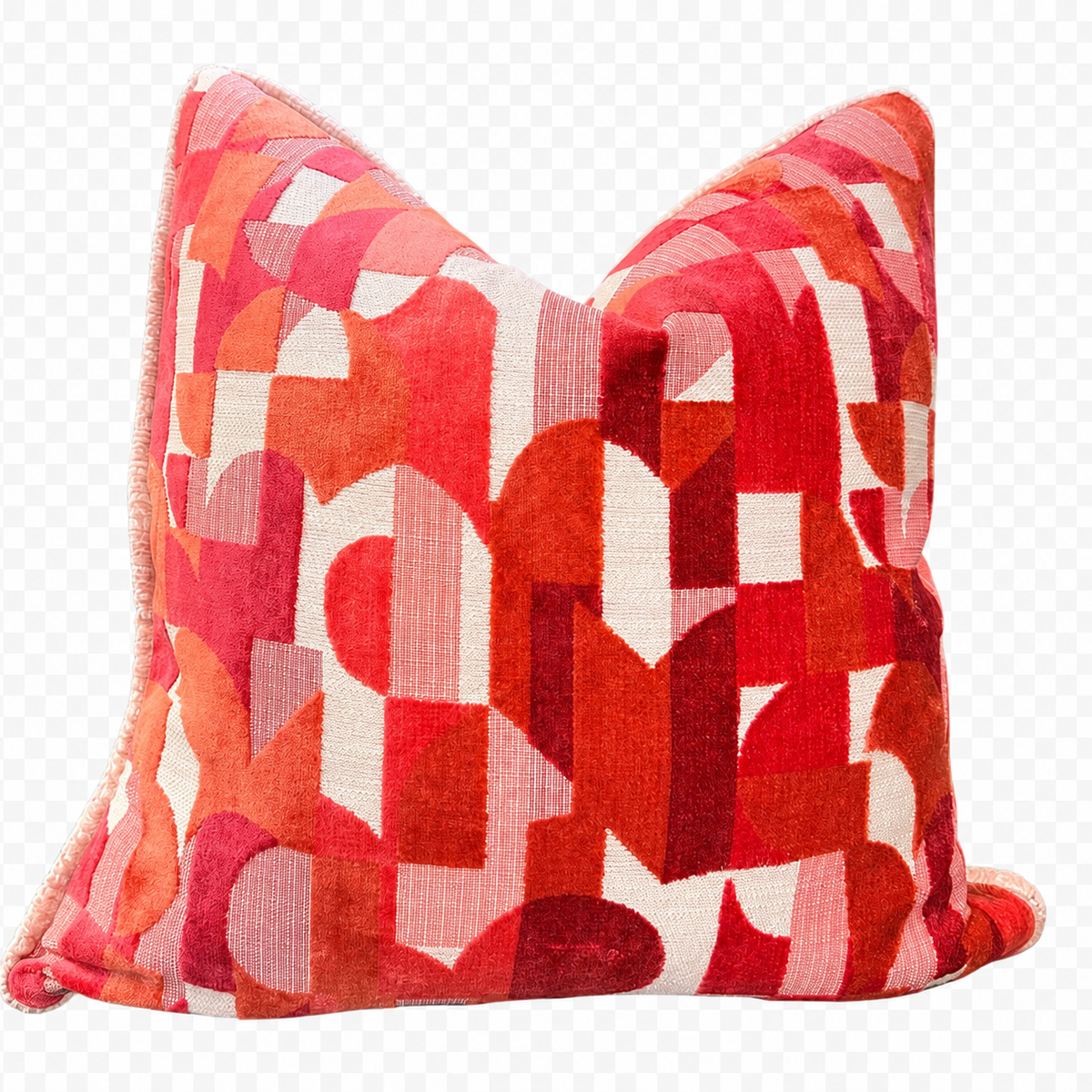 Ruban Corail Pillow 22"