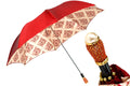 Amaranth Damask Double Canopy Umbrella