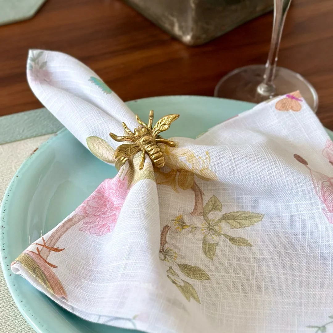 Bee Gold Napkin Ring