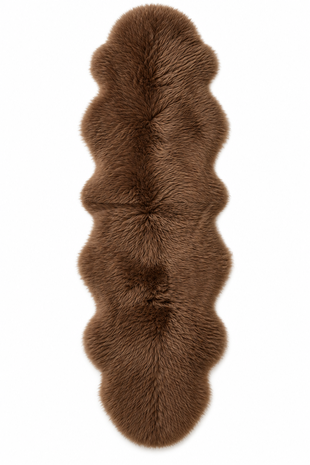 Alpine Sheepskin Runner — Terre d'Ombre