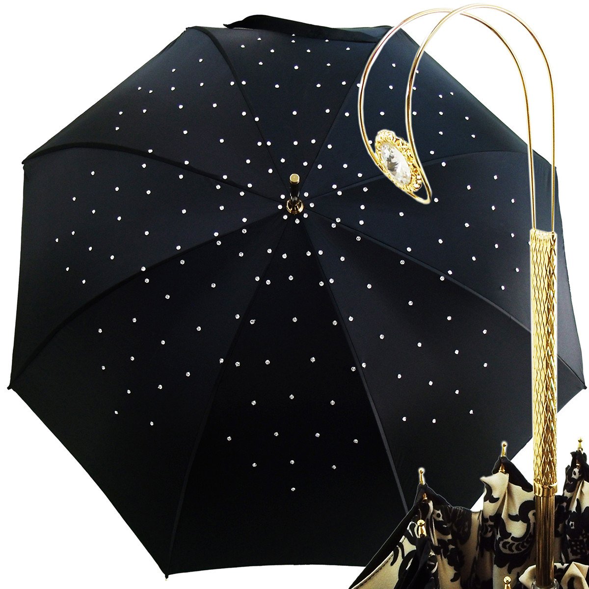 Swarovski Baroque Double Canopy Umbrella