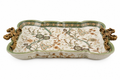 Verdant Garden Porcelain & Bronze Tray