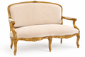 Amélie Gilt Rococo Settee