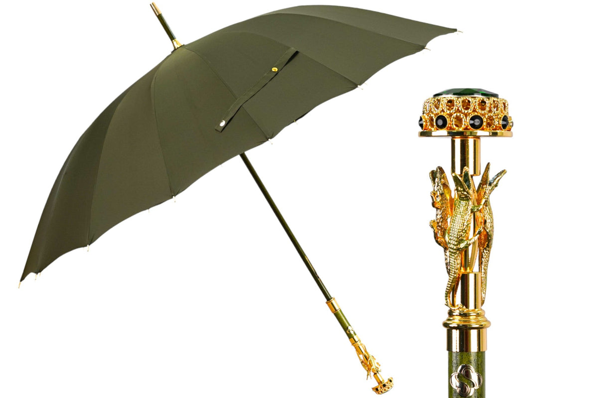 Limited Edition Crocodile Handle Umbrella