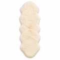 Alpine Sheepskin Runner — Blanc