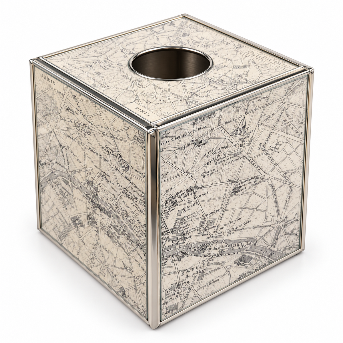 Plan de Paris Tissue Holder