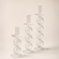 San Marco Swirl Taper Holders - Set of 2