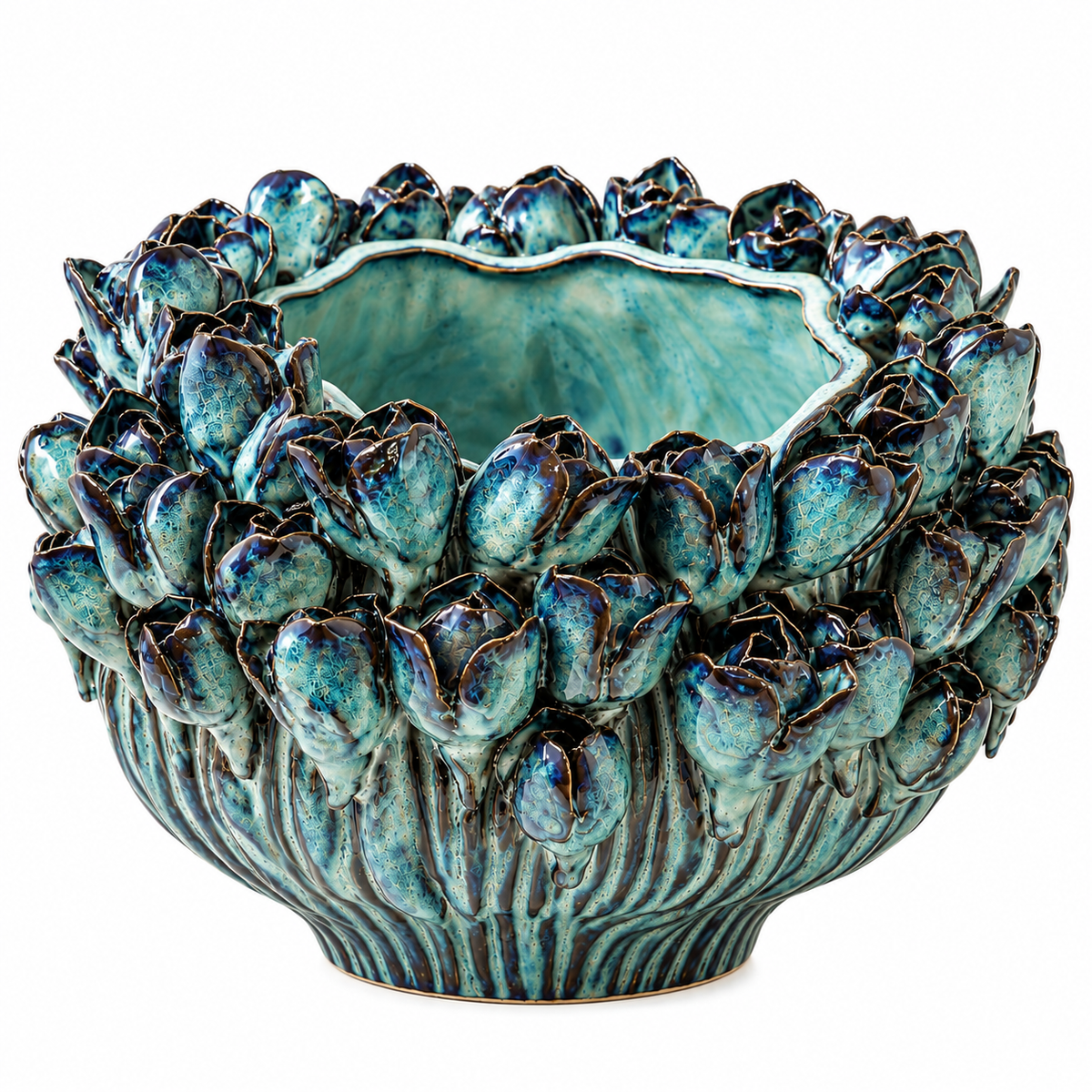 Delphine Sculptural Vase Short