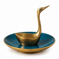 Enamel Trinket Tray - Swan