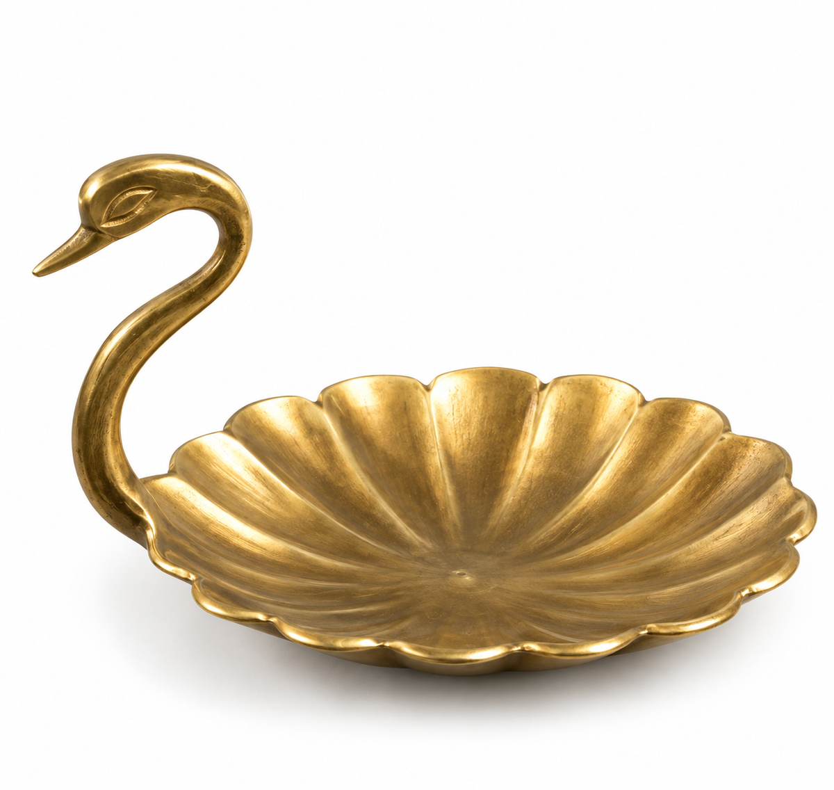 Golden Swan Trinket Tray