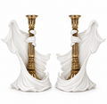 Les Fantômes Gilded Taper Holders — Set of Two