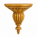 Fontaine Antique Gold Wall Bracket Shelf (Set of 2)