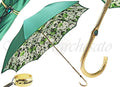 Green Floral Double Canopy Umbrella