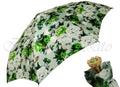 Green Floral Travel Umbrella