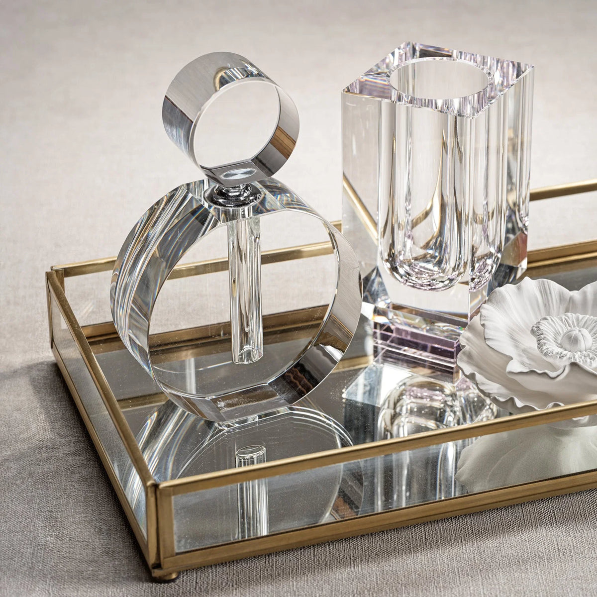 Orsay Double-Orbit Glass Perfume Bottle