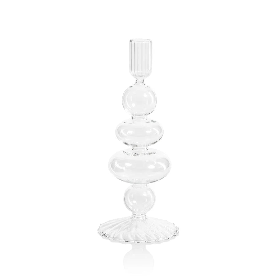 Beaumont Tiered Glass Candlestick