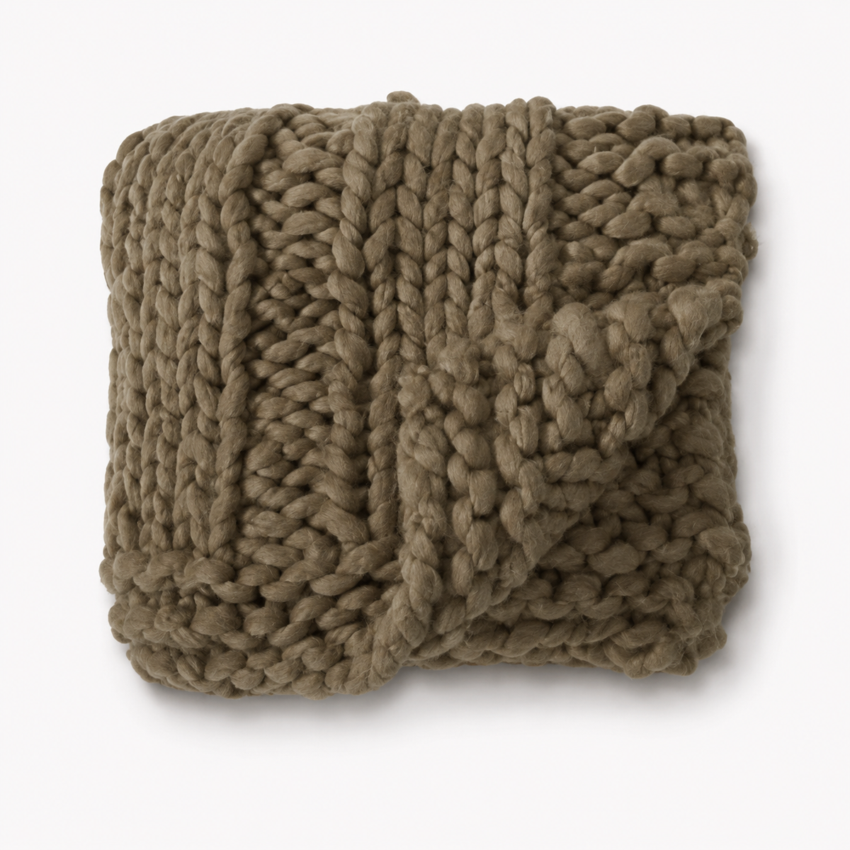 Chamonix Braided Throw — Sable