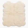 Alpine Sheepskin Quad Runner — Blanc