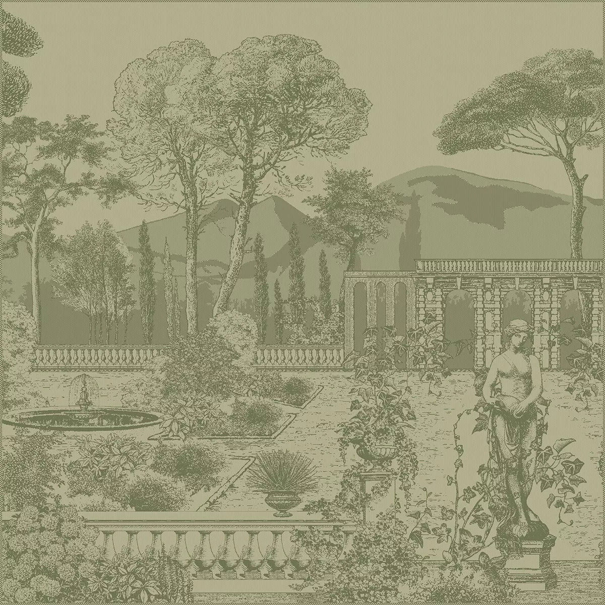 Jardin Spirituel Olive Napkin